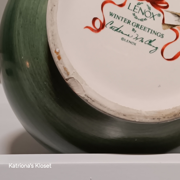 Lenox Winter Greetings Earthenware Pitcher - Picture 11 of 11